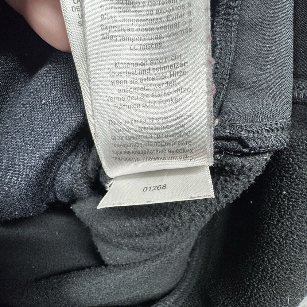 Columbia Fleece Jacket Hooded Full Zip Womens S Black‎ Hooded Thumb Holster - Picture 12 of 12